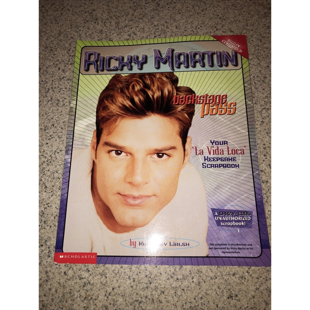 Ricky Martin: Backstage Pass by Kimberly Walsh; Michael-Anne Johns. VTG 1999